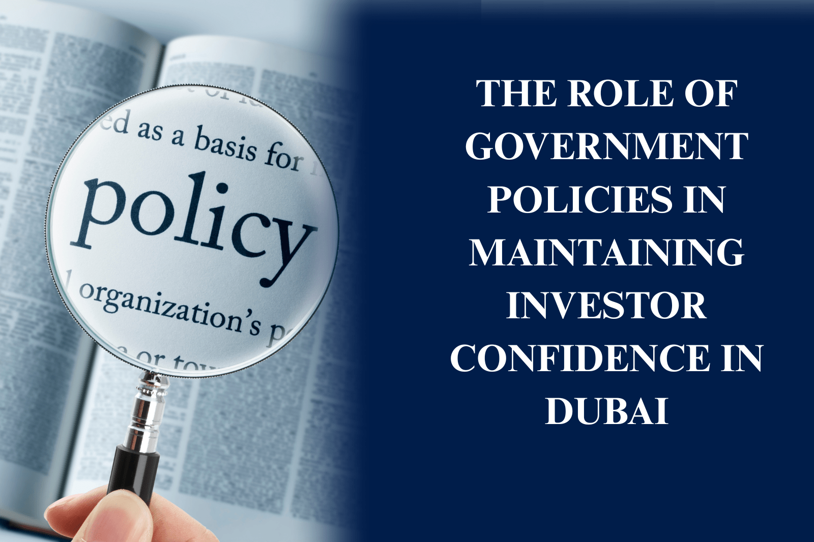 Dubai skyline representing government regulations that support investor confidence in the real estate market